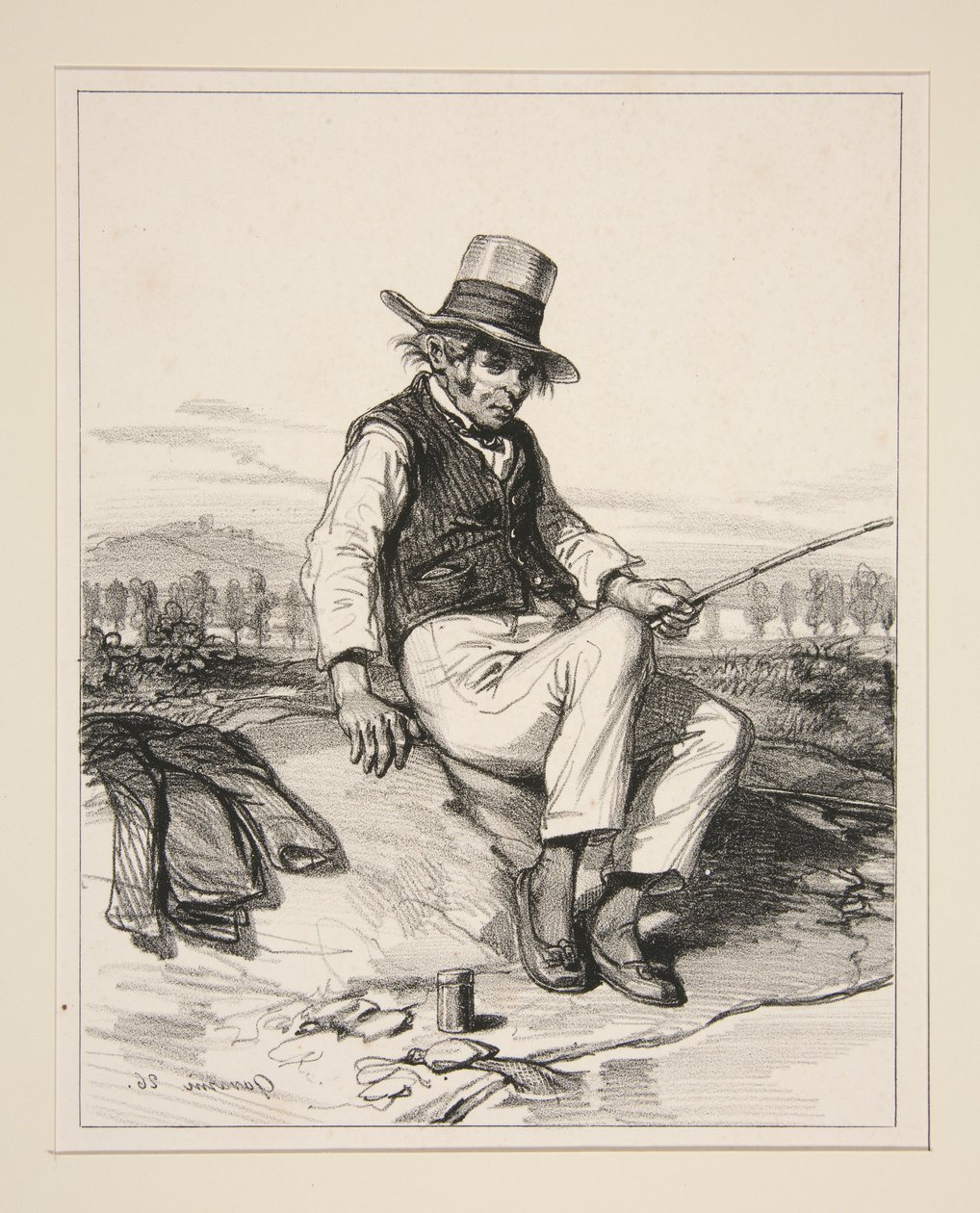 Jérôme Sauvage (genaamd Père Belenfant)... door Paul Gavarni