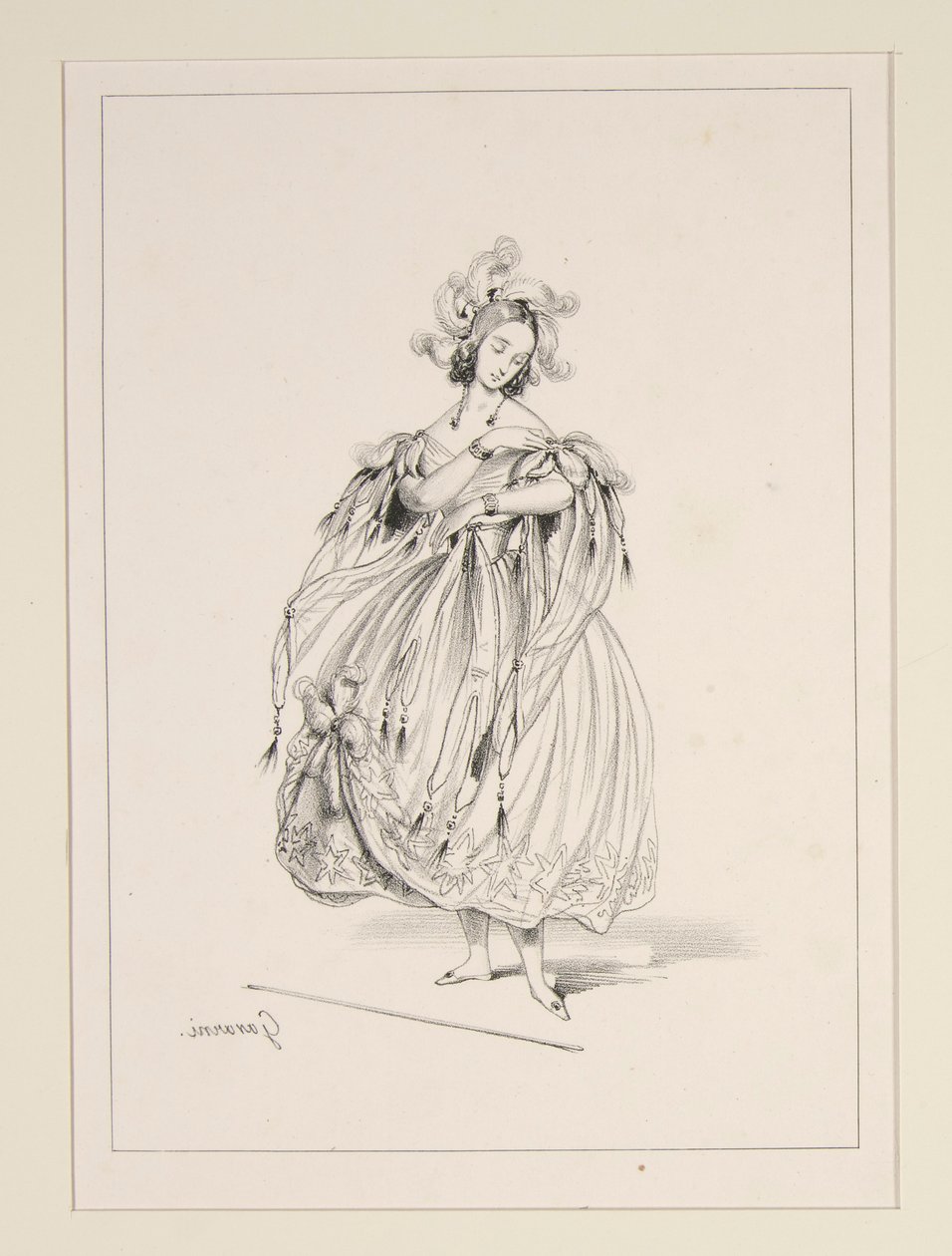 De fee van de salon door Paul Gavarni