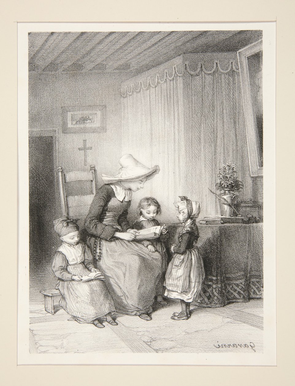 De Zuster van Liefde. door Paul Gavarni