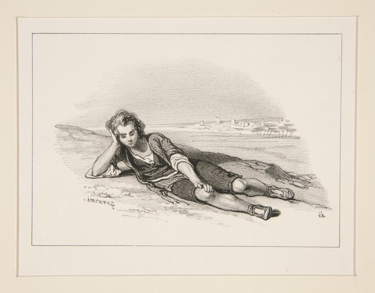 De gevangene door Paul Gavarni