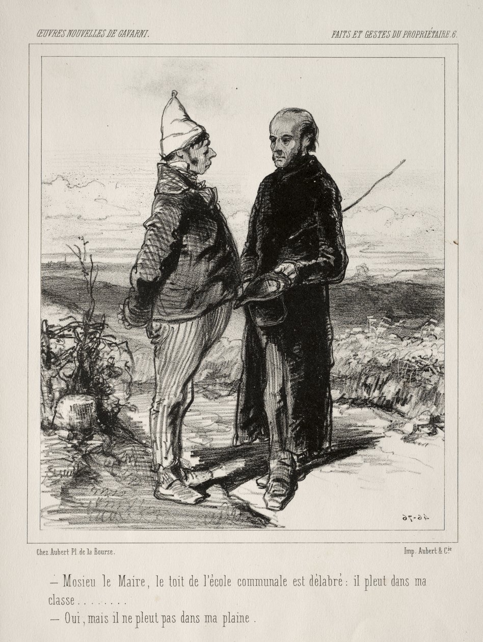 De martelaren door Paul Gavarni