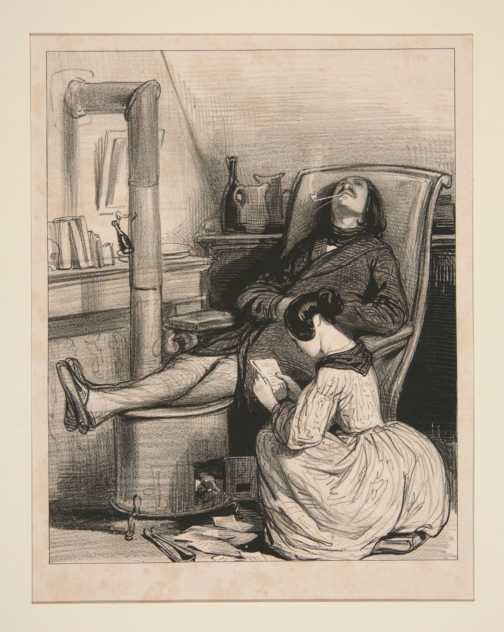 De brieven van de vroegere... door Paul Gavarni