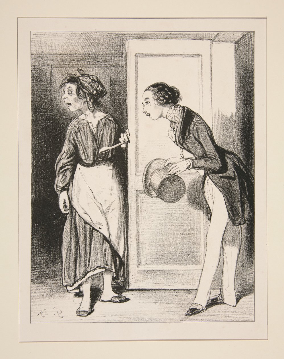 Madame de Saint-Aiglemont, mevrouw, alstublieft?... door Paul Gavarni