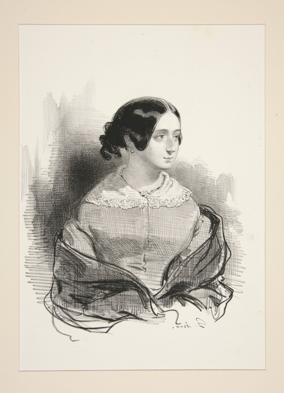 Mevrouw Montigny door Paul Gavarni
