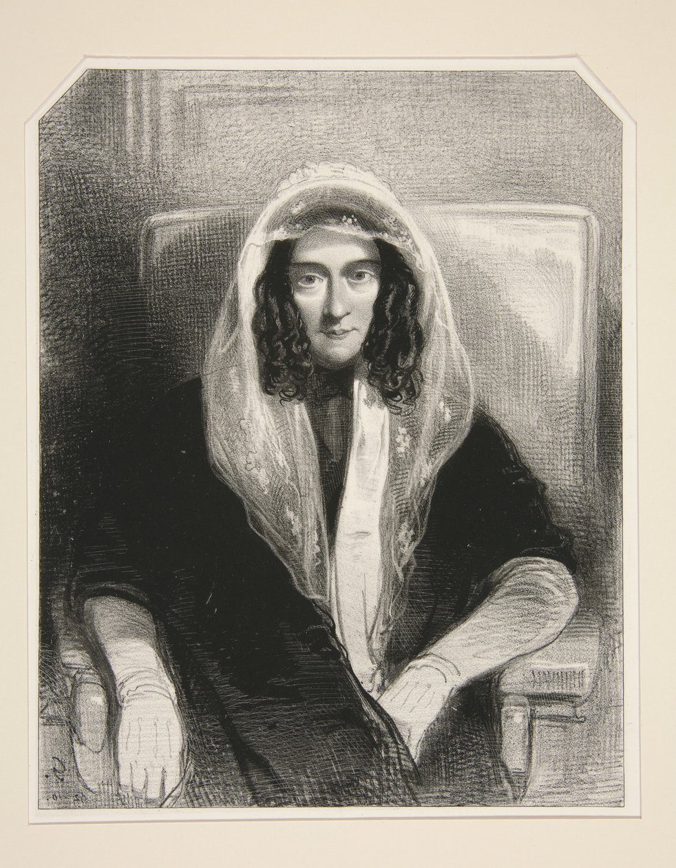 Mevrouw de Viefville door Paul Gavarni