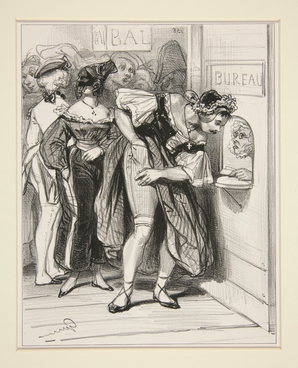 Nr. 1 - Een heer en een dame... Vijftien sous. door Paul Gavarni