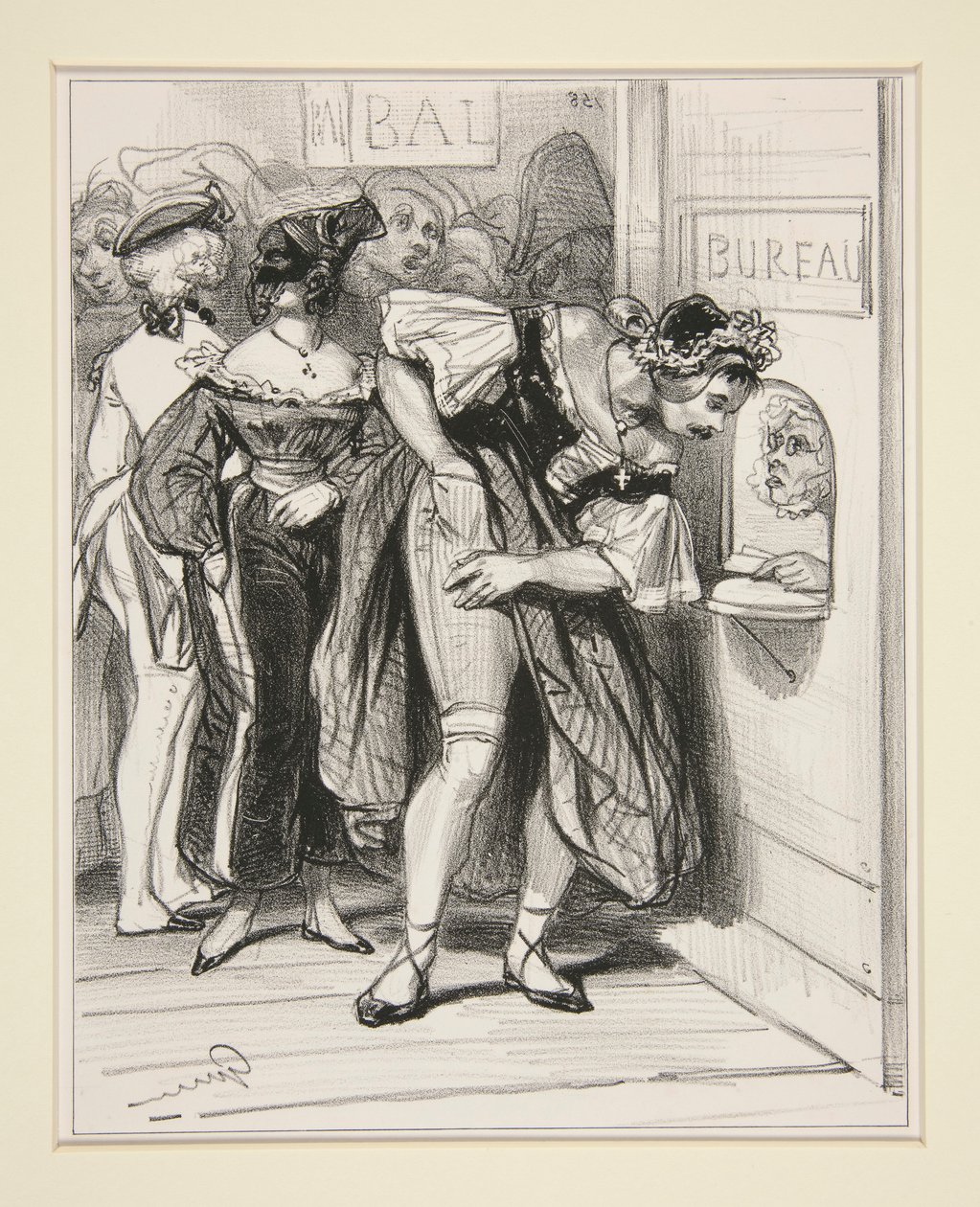 Nr. 1 - Een ruiter en een dame door Paul Gavarni