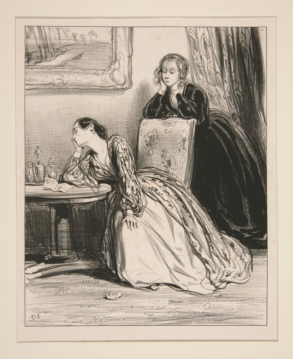 O Henry! Henry! Mijn God, mijn God!... door Paul Gavarni