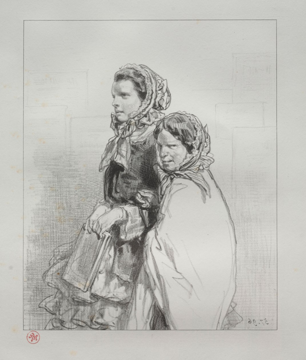 Par-ci, par-là: Mijn dochter heeft gezongen, 1854-1856 door Paul Gavarni