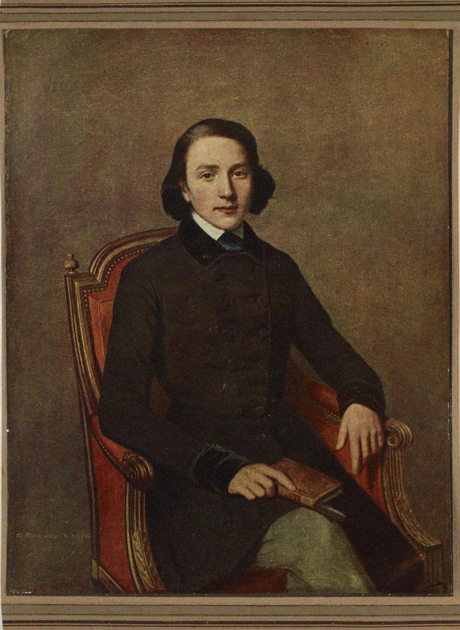 Portret van Victor Hugo 1802-1885 door Paul Gavarni