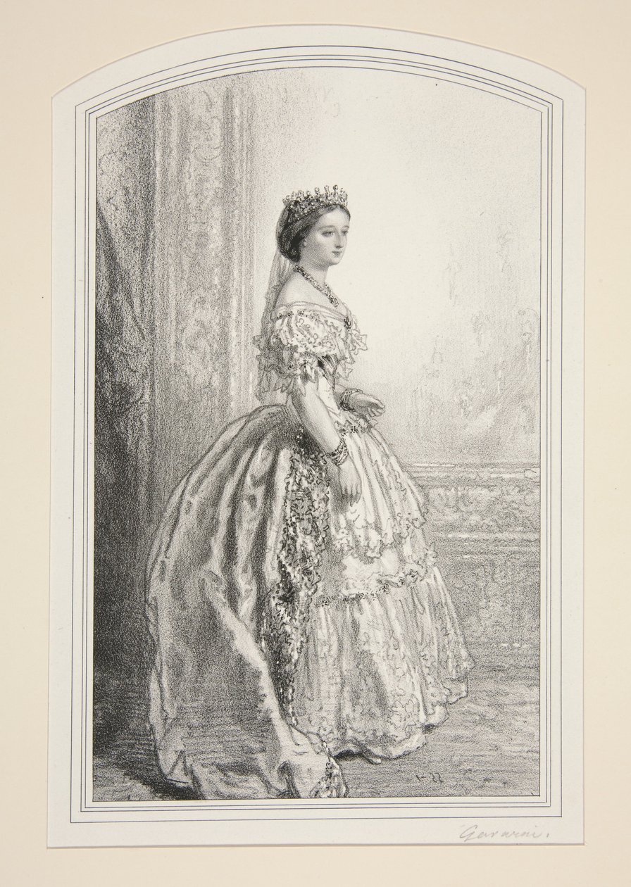 H.M. Keizerin Eugénie door Paul Gavarni