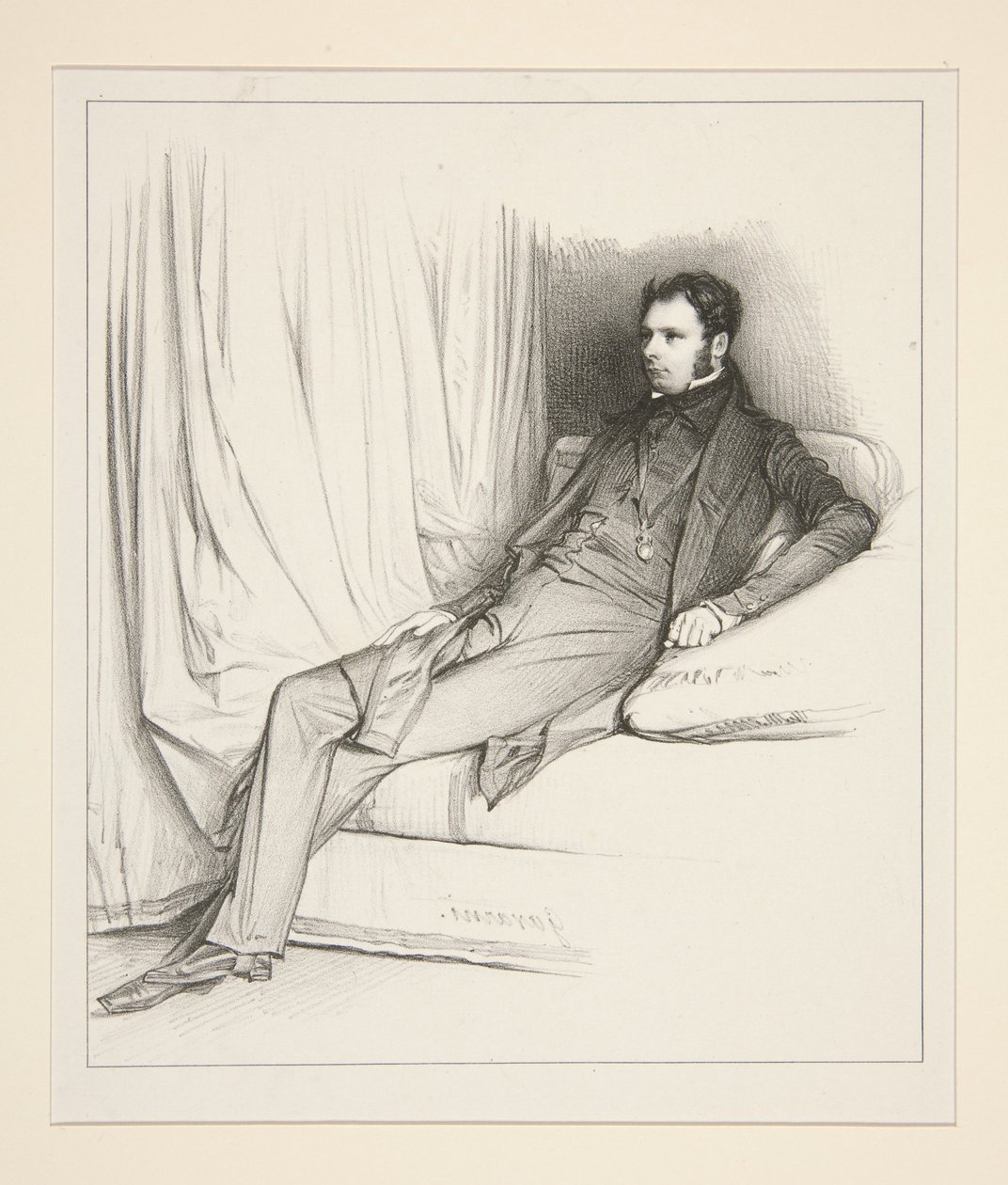 S. Henry Berthoud door Paul Gavarni