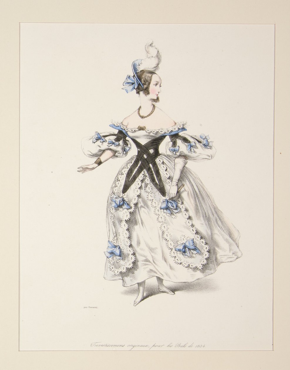 ORIGINELE VERKLEDINGEN voor de bals van 1834. Nr. 1. door Paul Gavarni