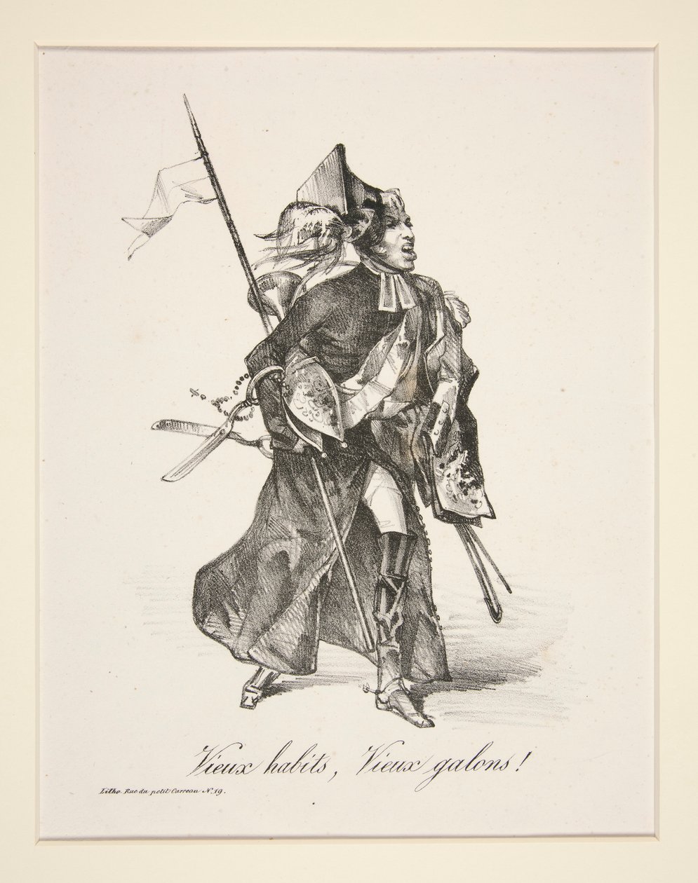 Vieux habits, Vieux galons! door Paul Gavarni