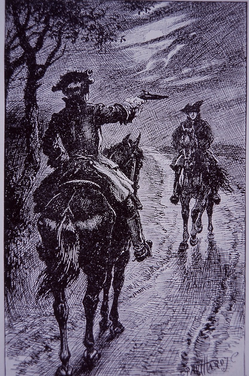 Dick Turpin ontmoet mede-struikrover Tom King door Paul Hardy
