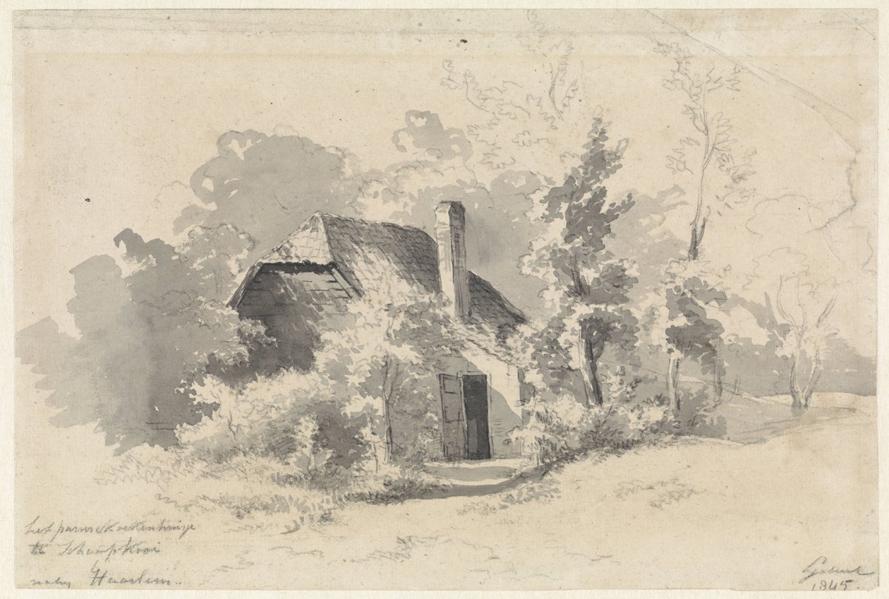 Pannekoekenhuisje De Schaapskooi Het pannekoekenhuisje De Schaapskooi nabij Haarlem door Paul Joseph Constantin Gabriel