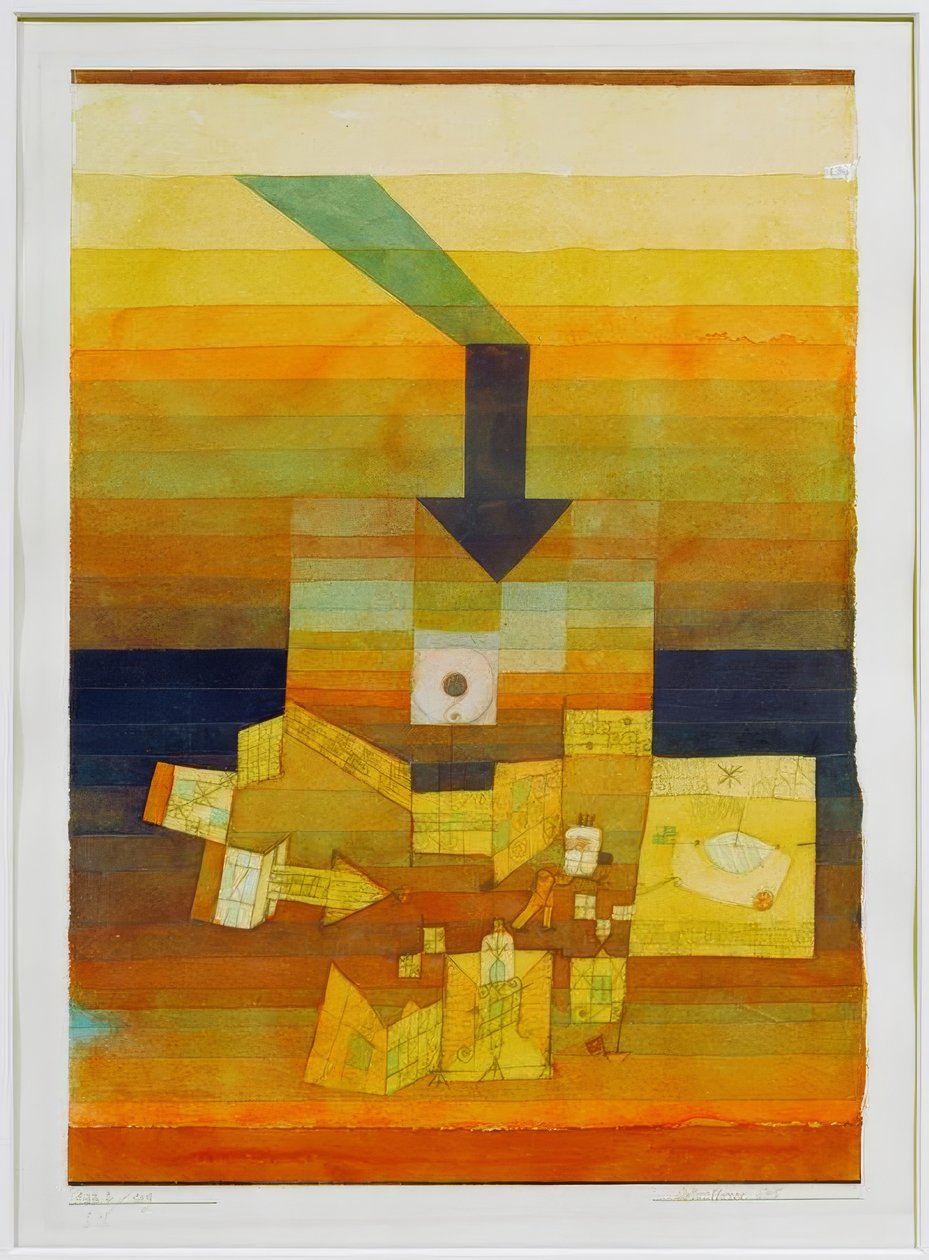 Getroffen plaats door Paul Klee