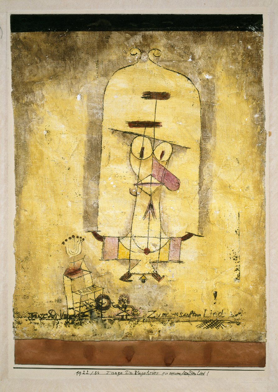 Dans jij monster op mijn zachte lied!, 1922 door Paul Klee