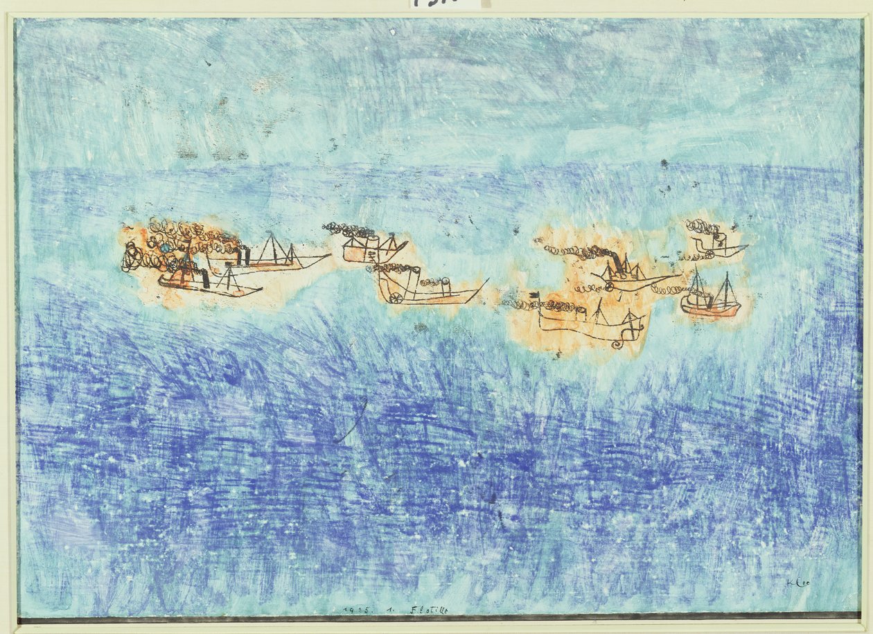 Flotilla door Paul Klee