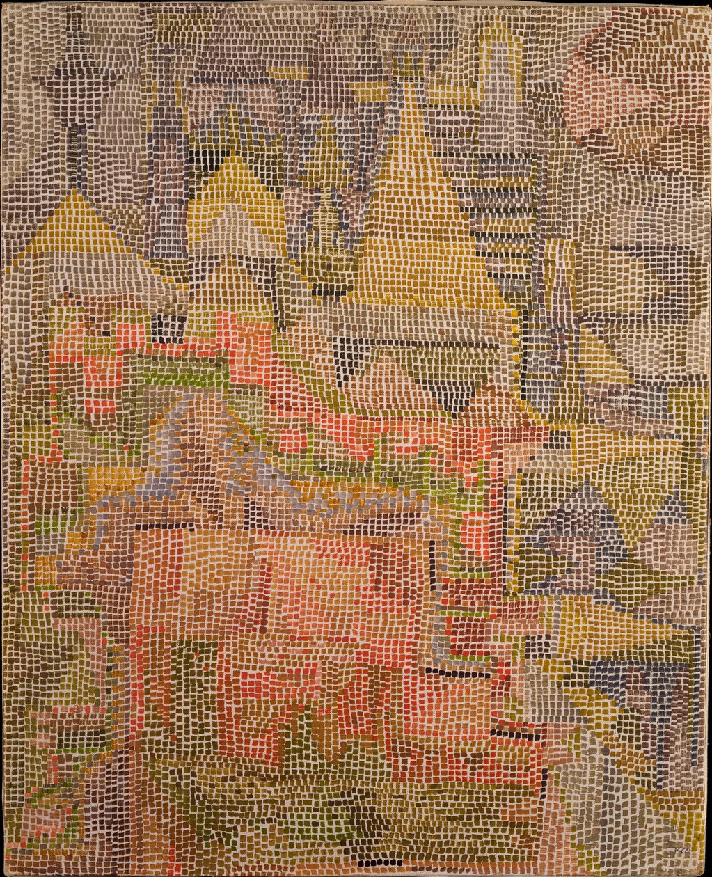 Tuin van het kasteel door Paul Klee