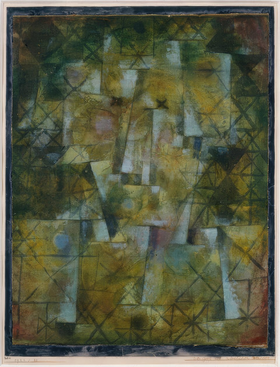 God van het noordelijke woud door Paul Klee