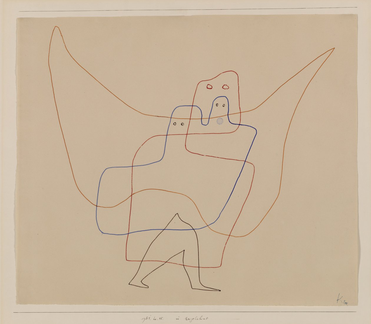 In engelenzorg, 1931 door Paul Klee