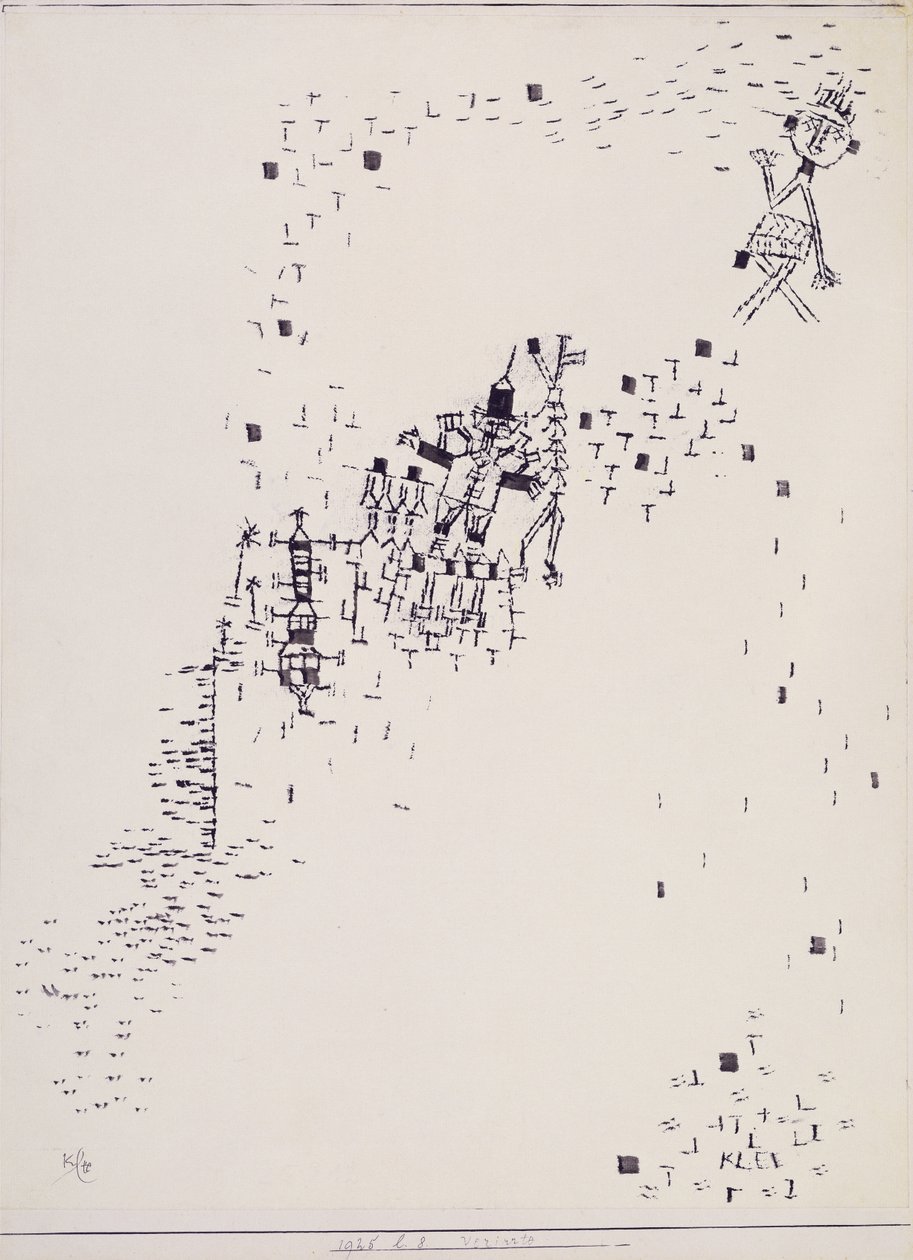 De verloren zielen door Paul Klee