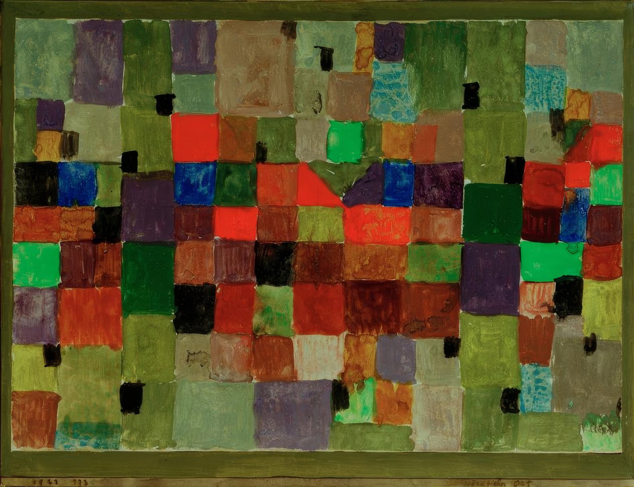 Noordelijke plaats door Paul Klee