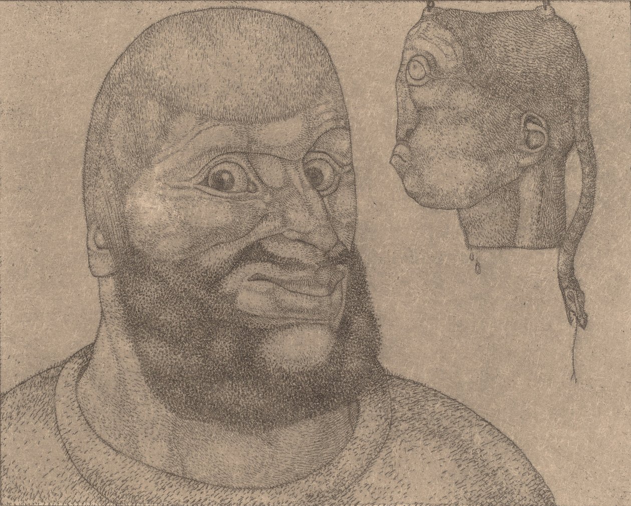 Perseus - De Triomf van de Geest over het Lichaam door Paul Klee