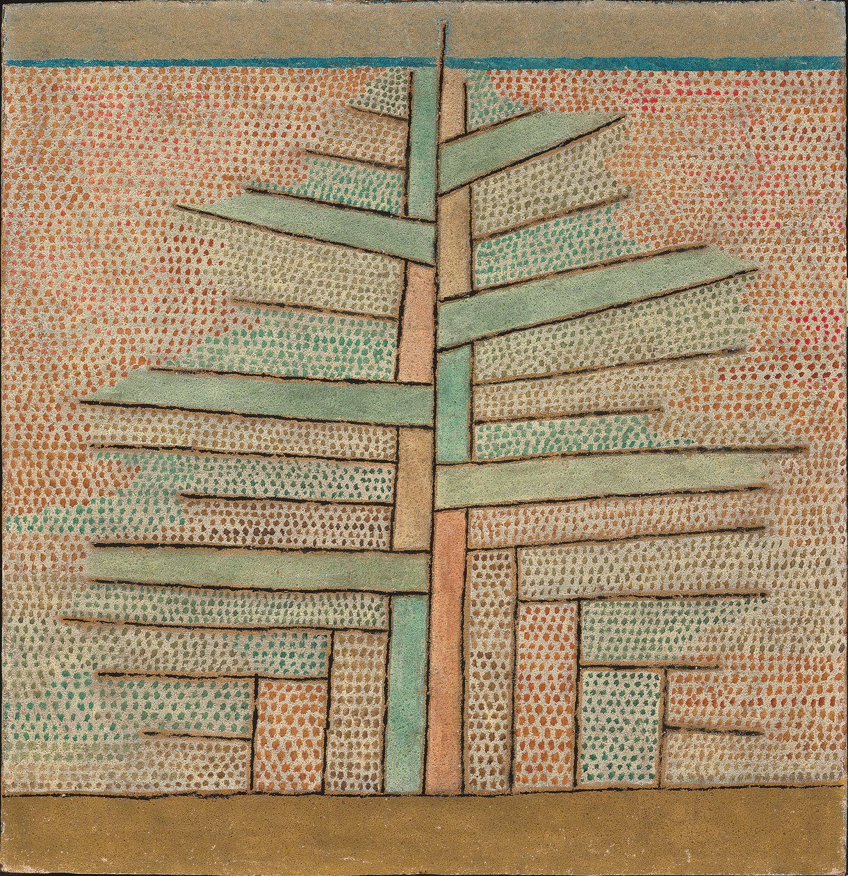 Pijnboom door Paul Klee