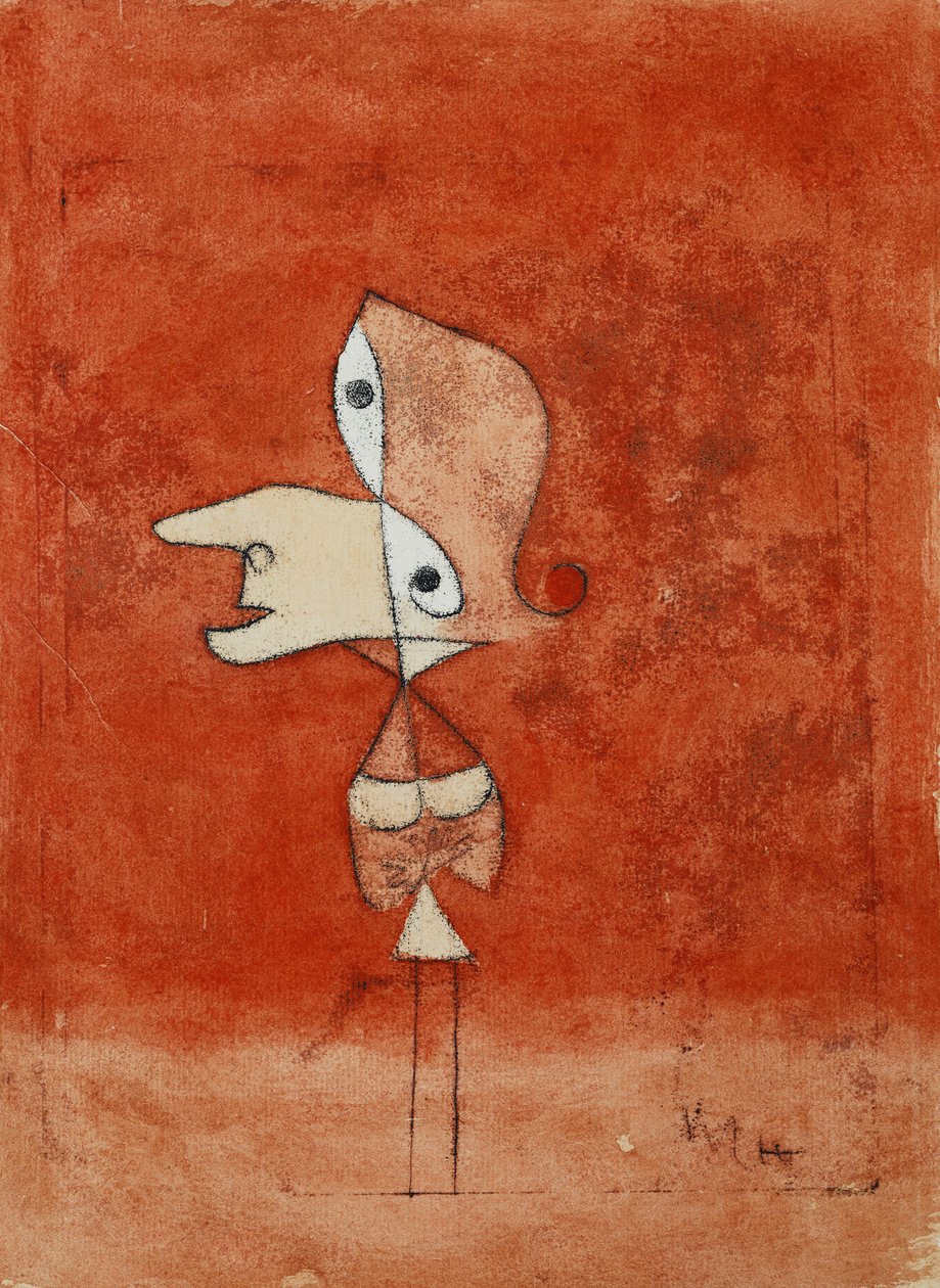 Portret van Brigitte (gehele figuur) | Paul Klee