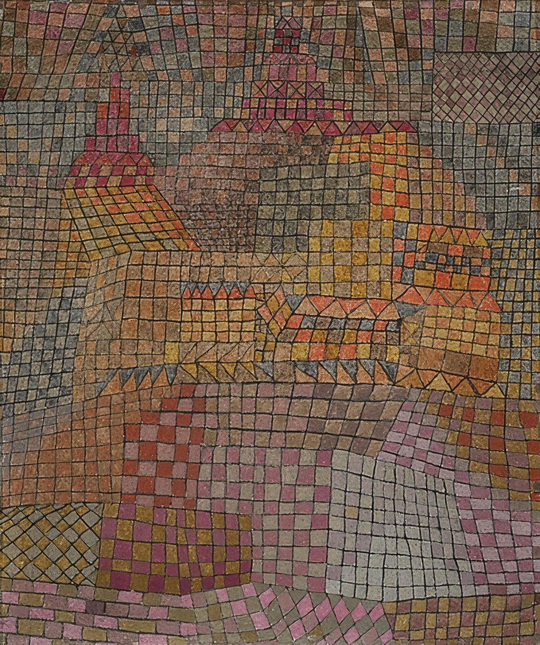 Stadskasteel door Paul Klee