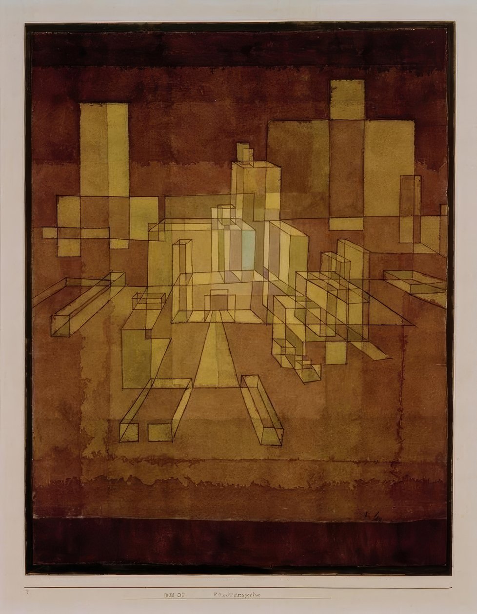 Stadsgezicht door Paul Klee