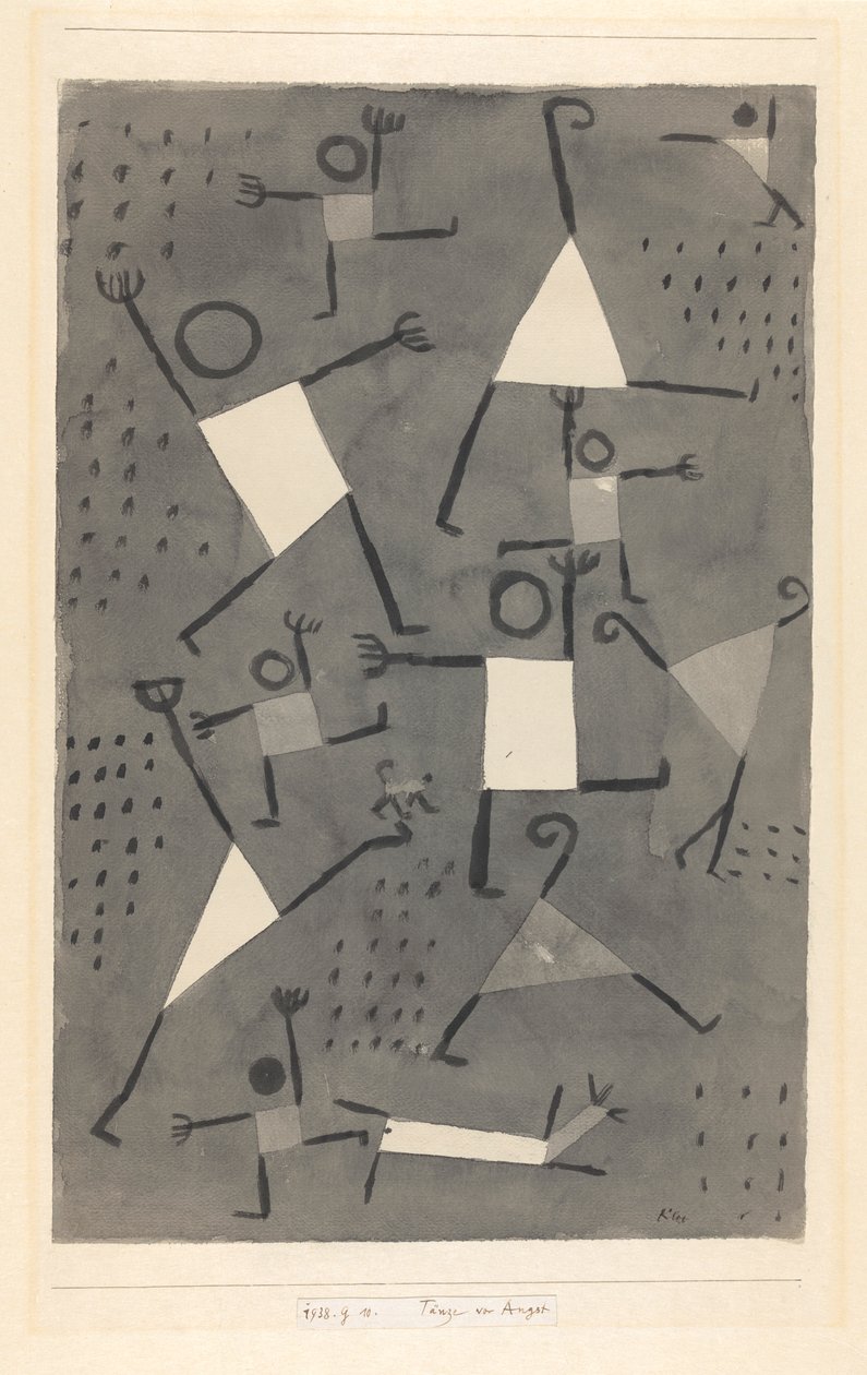 Tänze vor Angst door Paul Klee