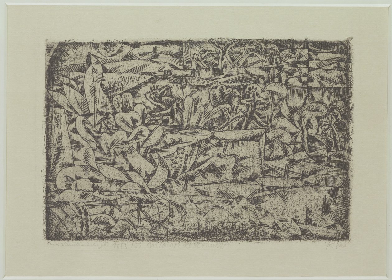 De Tuin van Passie door Paul Klee