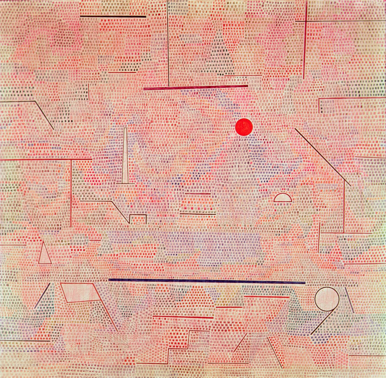 Het licht en nogal veel door Paul Klee