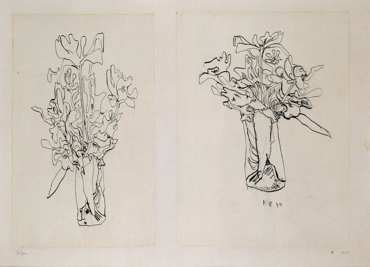Tulpen door Paul Klee
