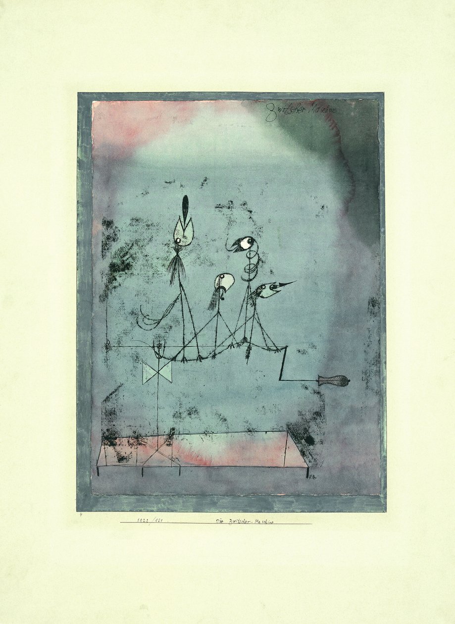 Twitterende Machine door Paul Klee