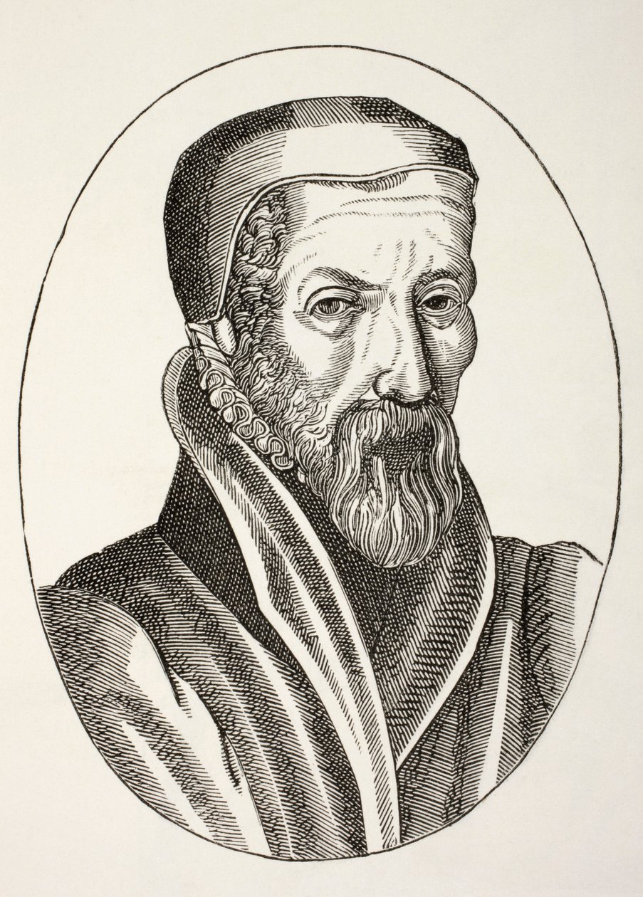 John Knox van 1510 tot 1572. Schotse geestelijke, leider van de protestantse reformatie en oprichter van het presbyteriaanse kerkgenootschap. door Paul Lacroix