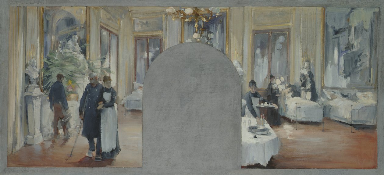 Interieur van het Théâtre Français, 1871 door Paul Louis Delance