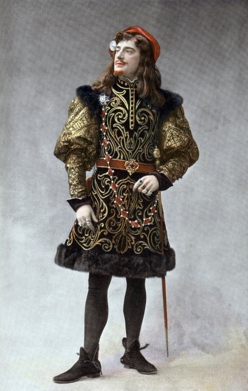 Franse komiek Jean Perier (1869-1954) als Giorgio d
