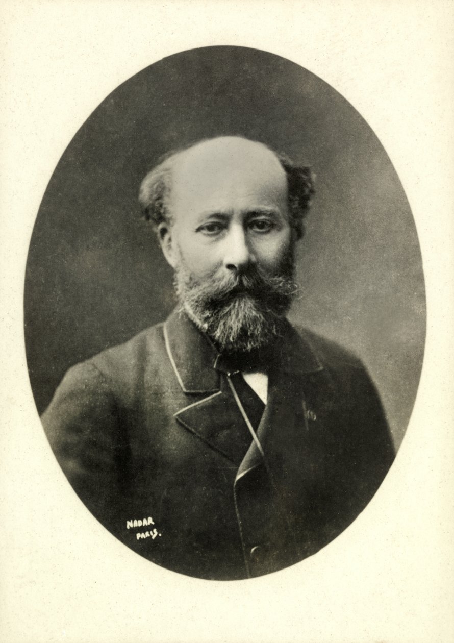 Portret van Octave Feuillet (foto) door Paul Nadar