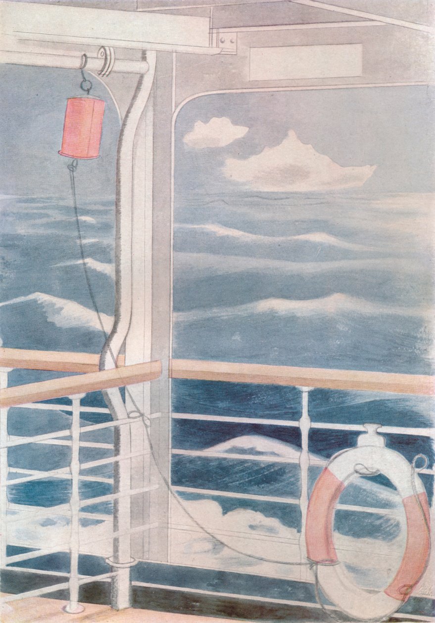 Atlantische Oceaan, 20e eeuw 1932 door Paul Nash