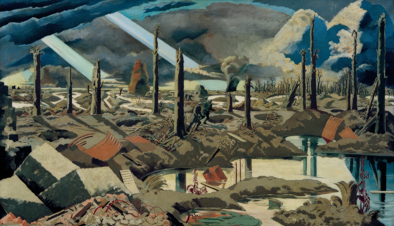 De Meninweg door Paul Nash