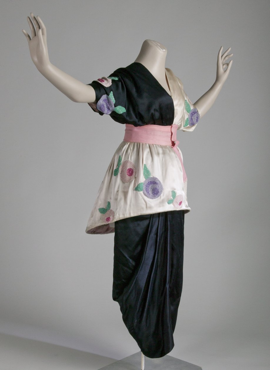 Sorbet avondjurk door Paul Poiret