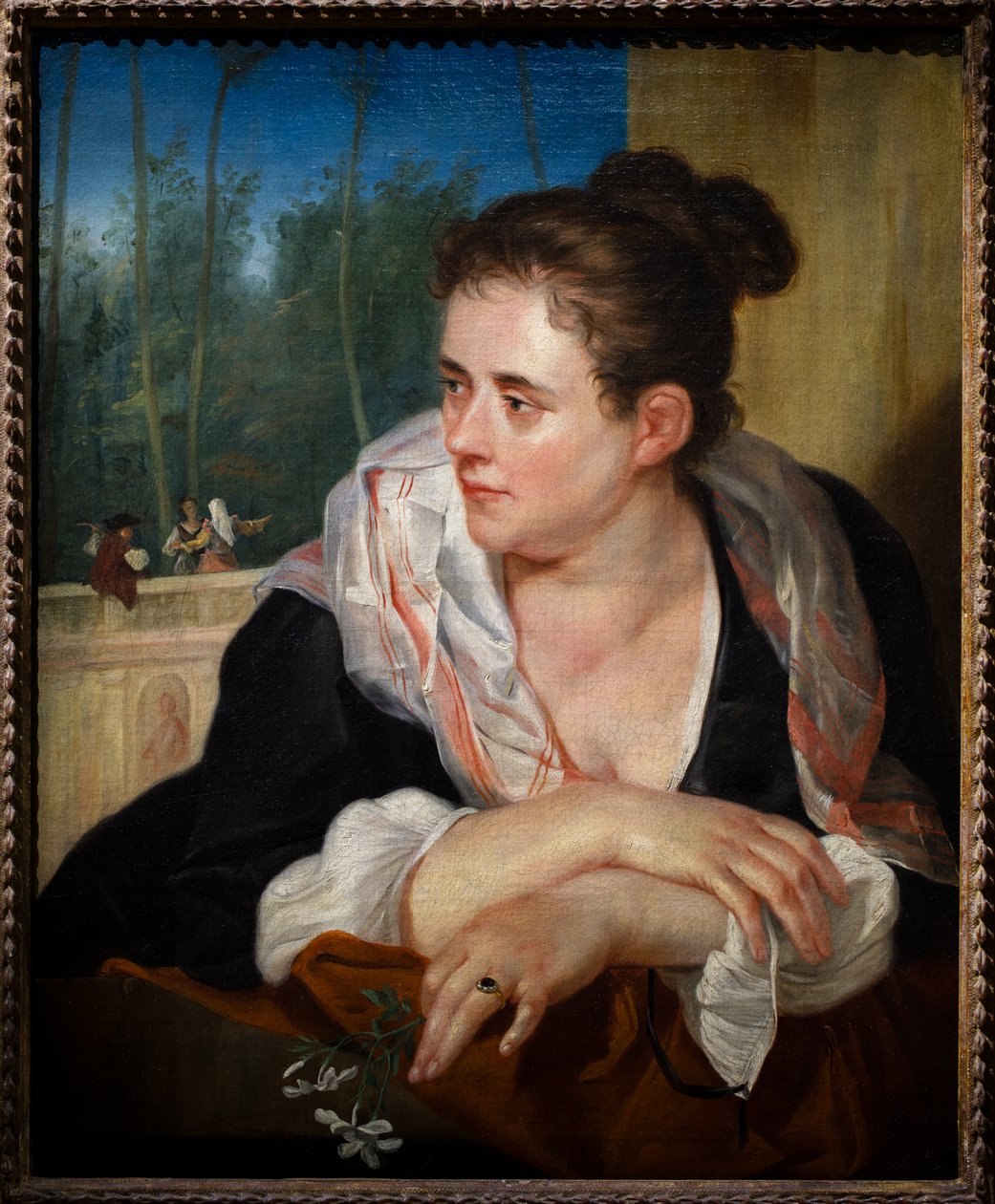 Studie van een vrouw door Paul Ponce Antoine Robert