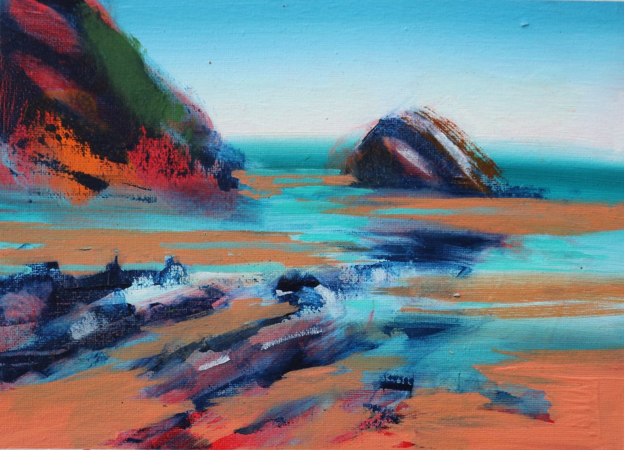 Little Haven II, 2021 (acrylverf op doek) door Paul Powis