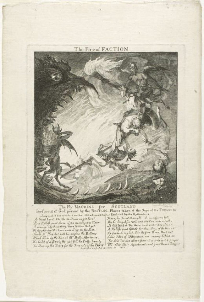 Het vuur van de factie door Paul Sandby