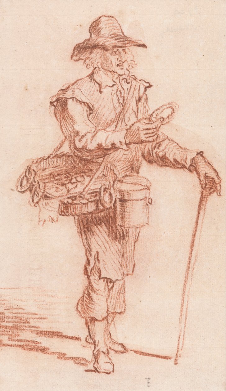 De Rondreizende Kramenier door Paul Sandby