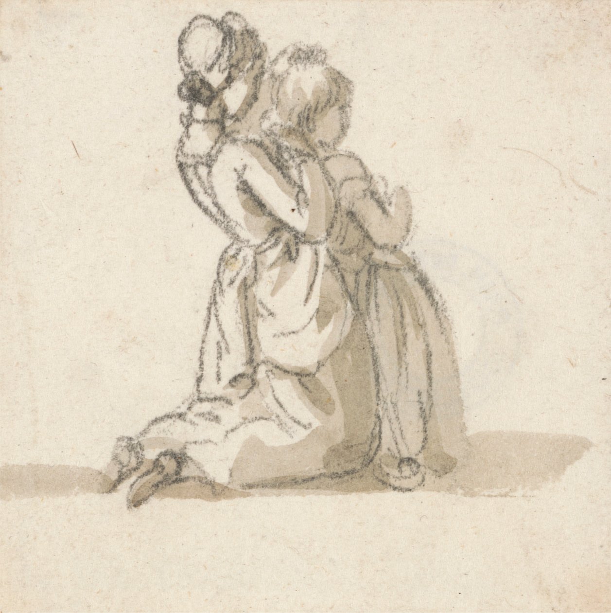 Het Toilet door Paul Sandby